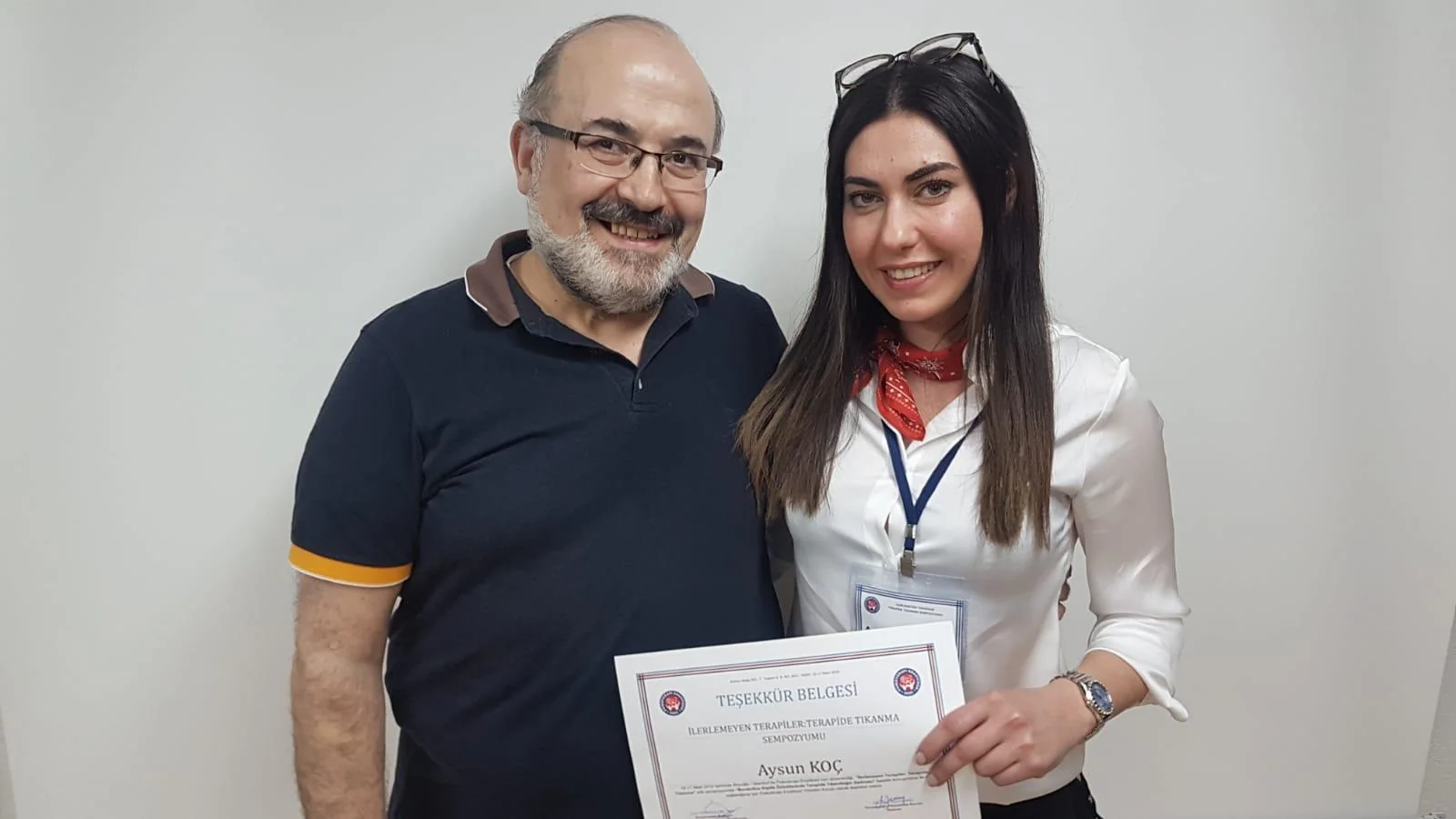 Mesleki eğitim ve sempozyumdan bir kare